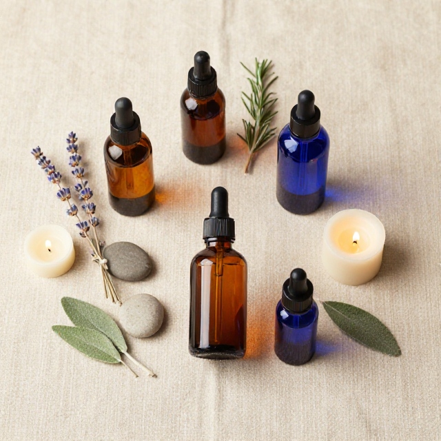 Oli essenziali e pietre naturali per trattamenti benessere